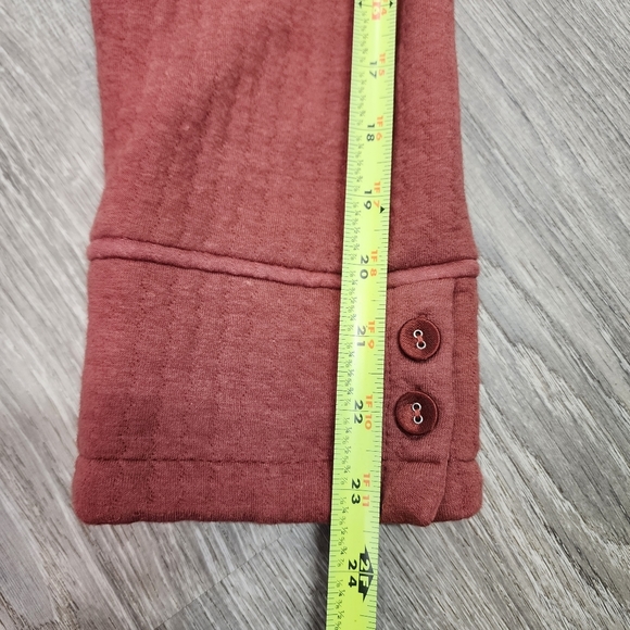 KLEEN Burnt Orange Soft Cotton Blend Button Down Coat Jacket Medium - Picture 8 of 14